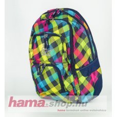 Hama iskolatáska- és hátizsák, RAINBOW CHECK